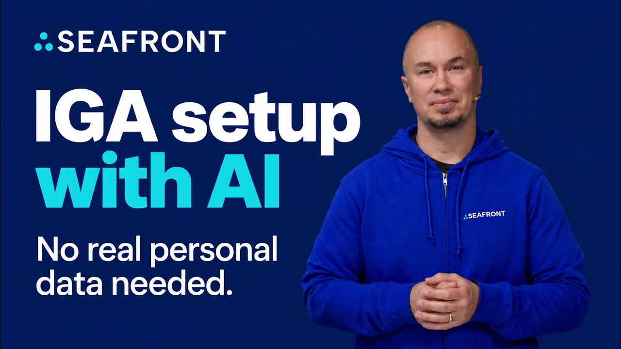 Proof-of-Value Pilot: IGA setup with AI. No real personal data needed.